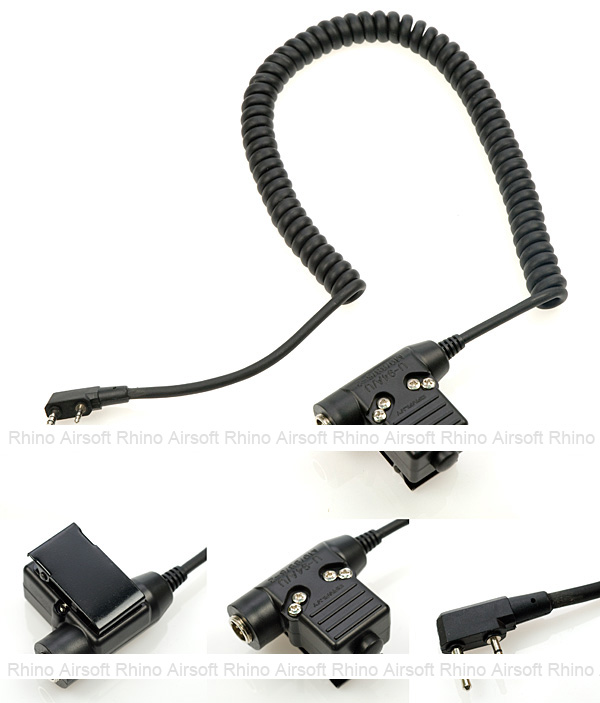 Cavalvy U94 KENWOOD Headset Wire & PTT