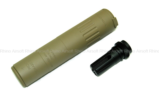 Magpul PTS Masada SD (AAC M4-2000 Suppressor with Blackout FH (FDE / CW)
