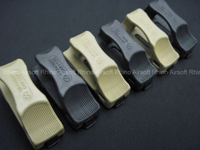 Magpul PTS Ranger Floor Plate (3 pack) for TM type and Systema PTW M4/M16 (AEG) mag. - BK