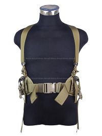 View Pantac HS Low Drag Suspenders (Khaki) details