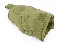 View Pantac Outer Tactical Vest MOLLE Shoulder Pads (Khaki, Cordura) details