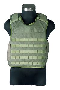 Pantac MOLLE Armored Vest (OD, M, Cordura)