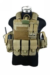 PANTAC Force Recon Vest Mar(Khaki / Small / CORDURA)