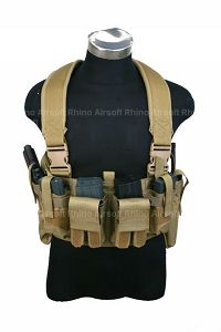 View Pantac M4 Tactical Chest Vest CORDURA (Khaki) details